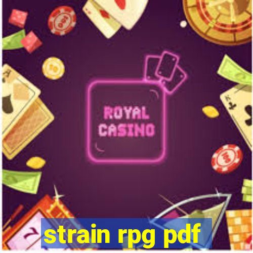 strain rpg pdf